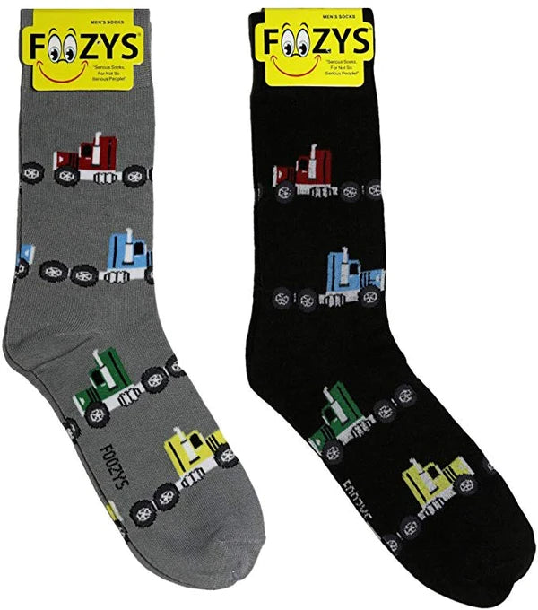 Big Rig Trucker Men's Crew Socks FM-29