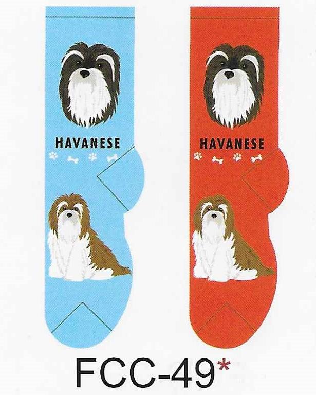 Havanese Canine Collection Socks FCC-49
