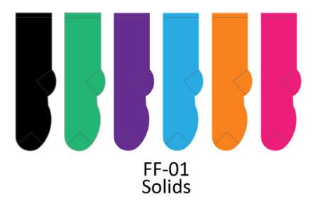 Fluffy / Solids Collection Socks FF-01