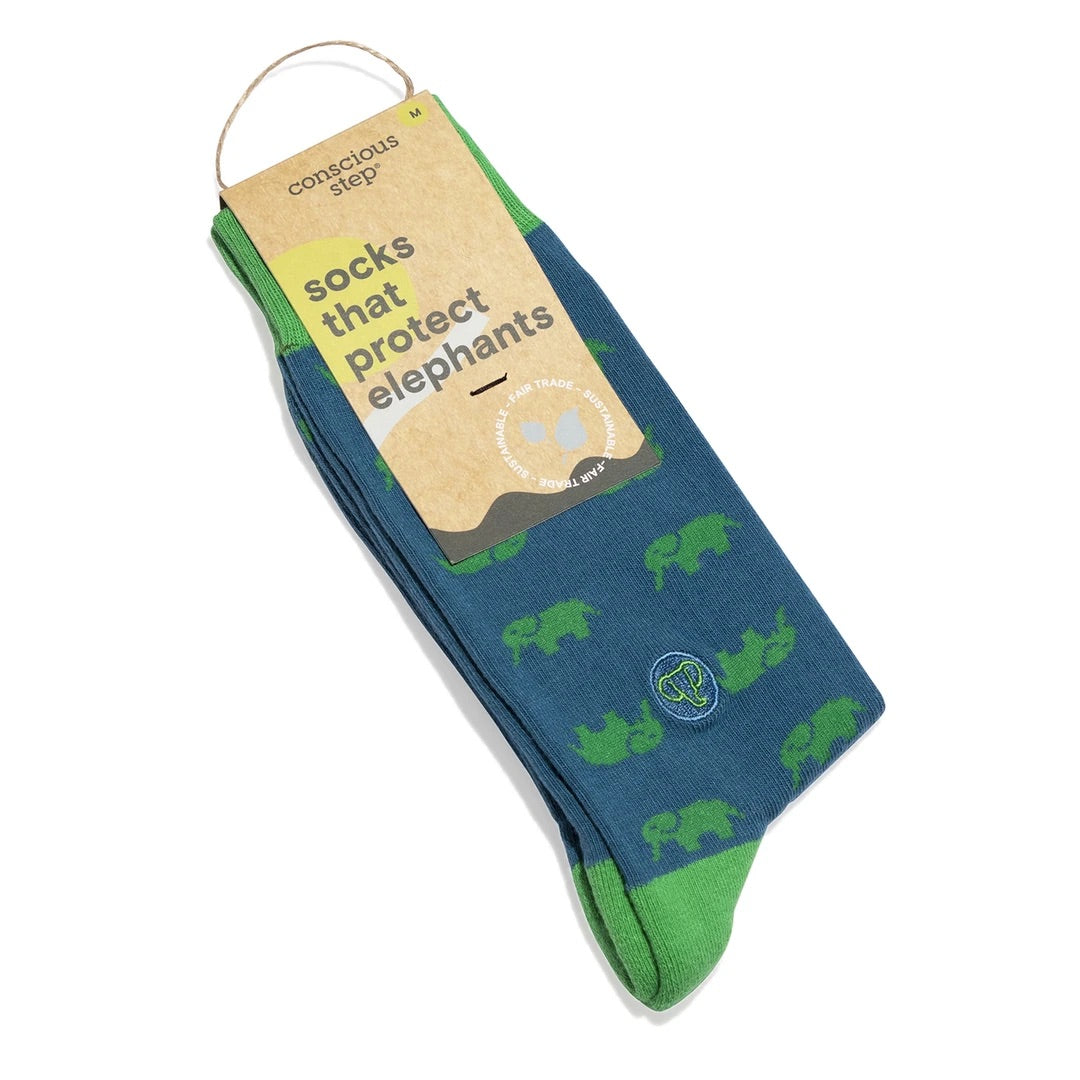 Conscience step socks protect elephants