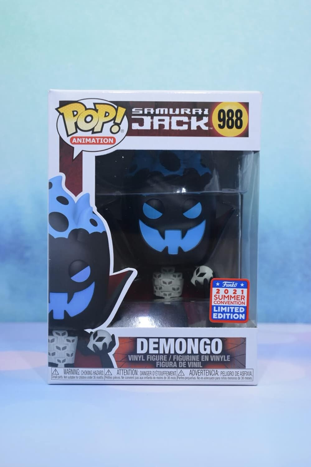 POP! Animation: Samurai Jack - Demongo Funko Vinyl Figure - 2021 Summer Convention Shared Exclusive 988