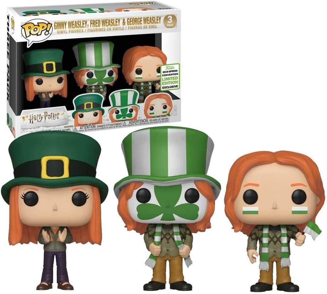 Funko POP! Funko Ginny Weasley, Fred Weasley, & George Weasley 2019 ECCC Spring Convention Limited Edition Exclusive