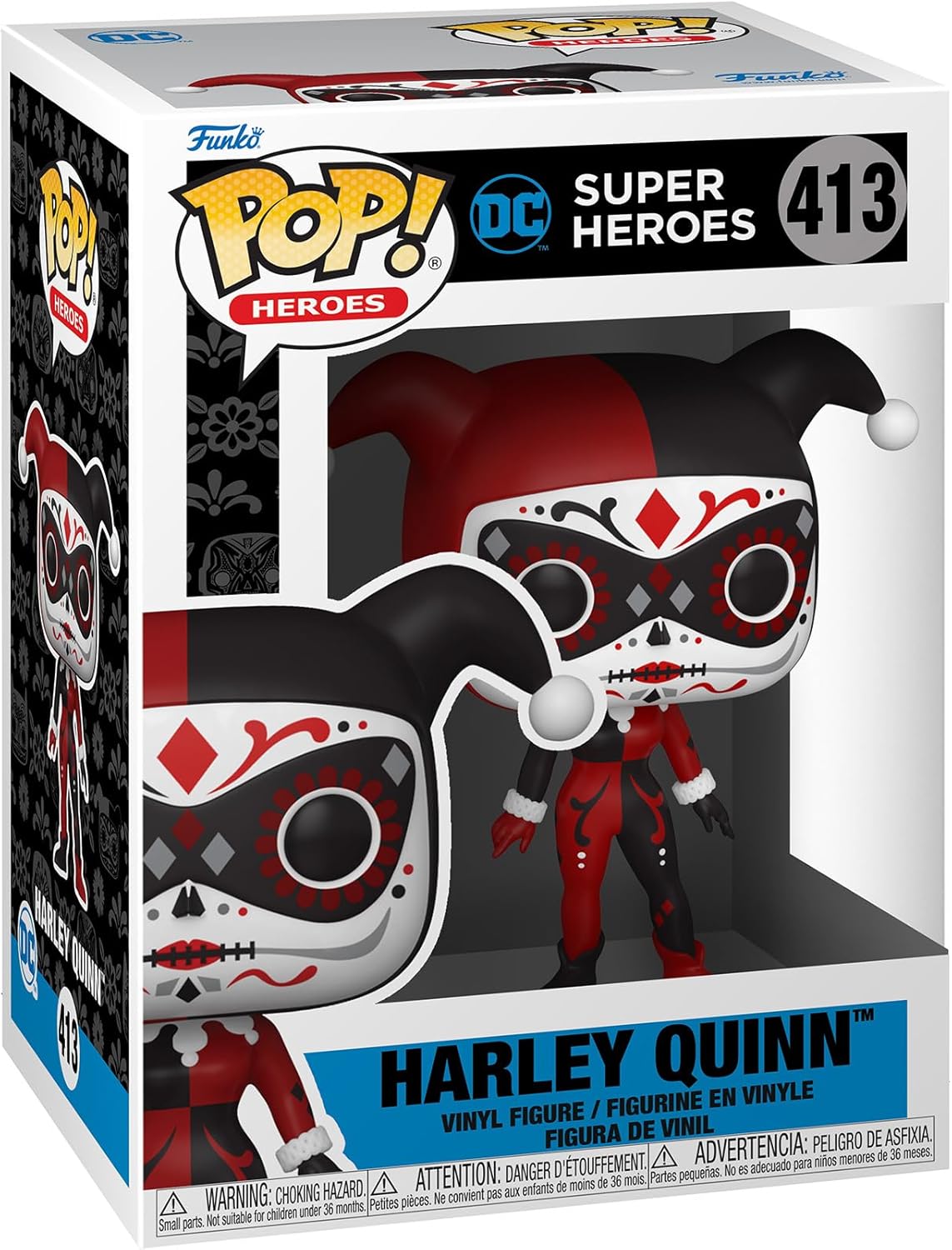 Funko Pop Heroes: Dia De Los DC - Harley Quinn - DC Comics 413