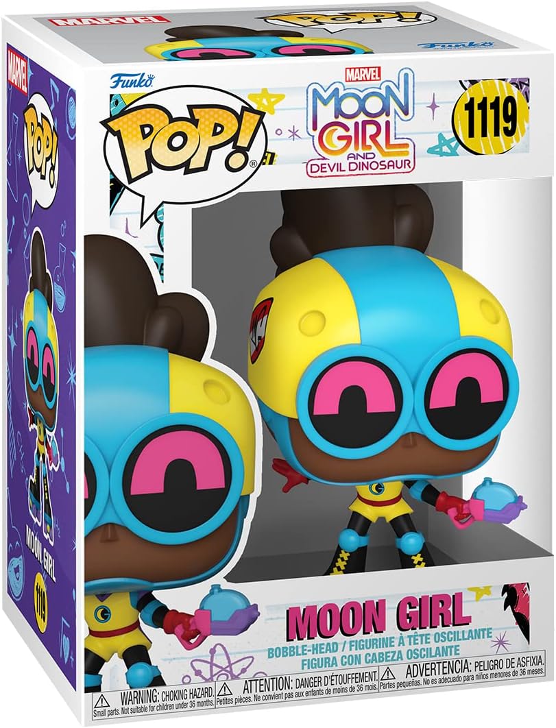 Funko Pop! Marvel: Marvel's Moon Girl and Devil Dinosaur - Moon Girl 1119 (damaged box)