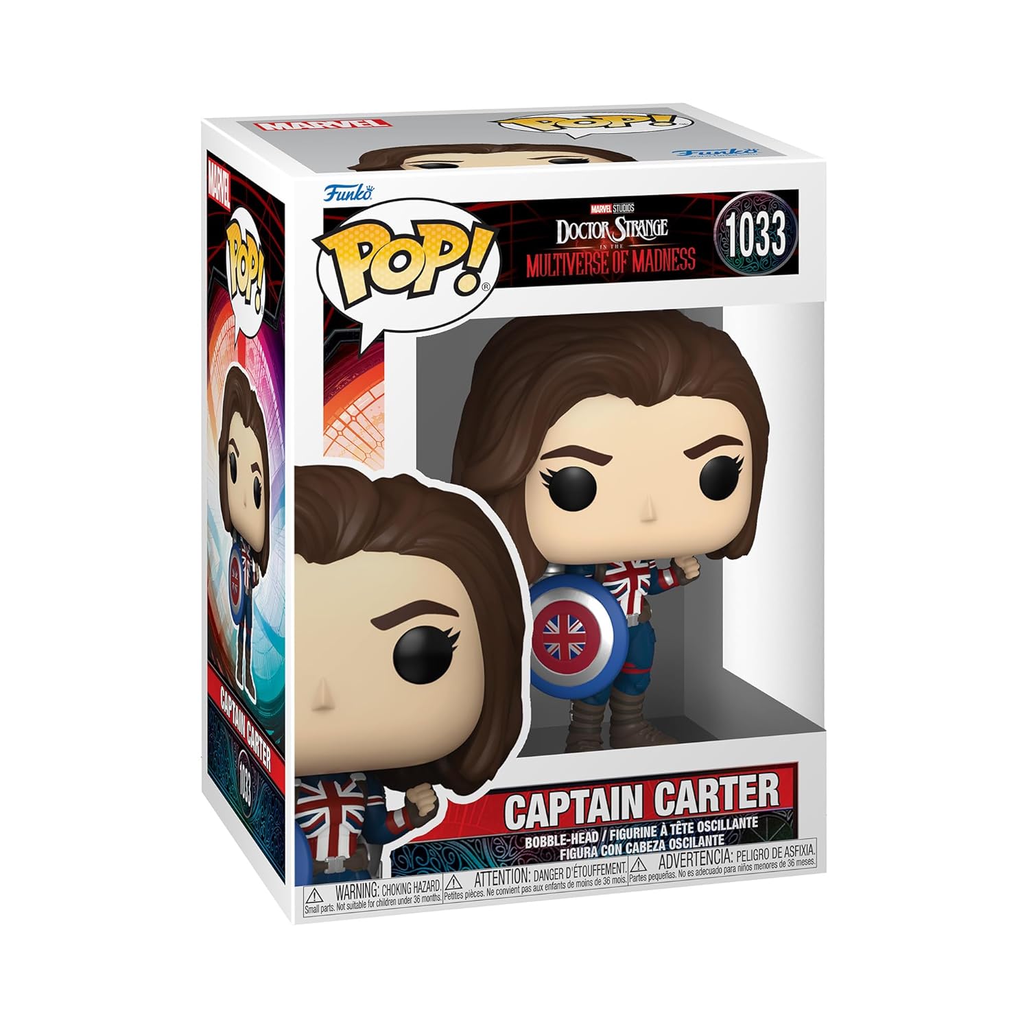 Funko Pop! Marvel: Doctor Strange Multiverse of Madness - Captain Carter 1033
