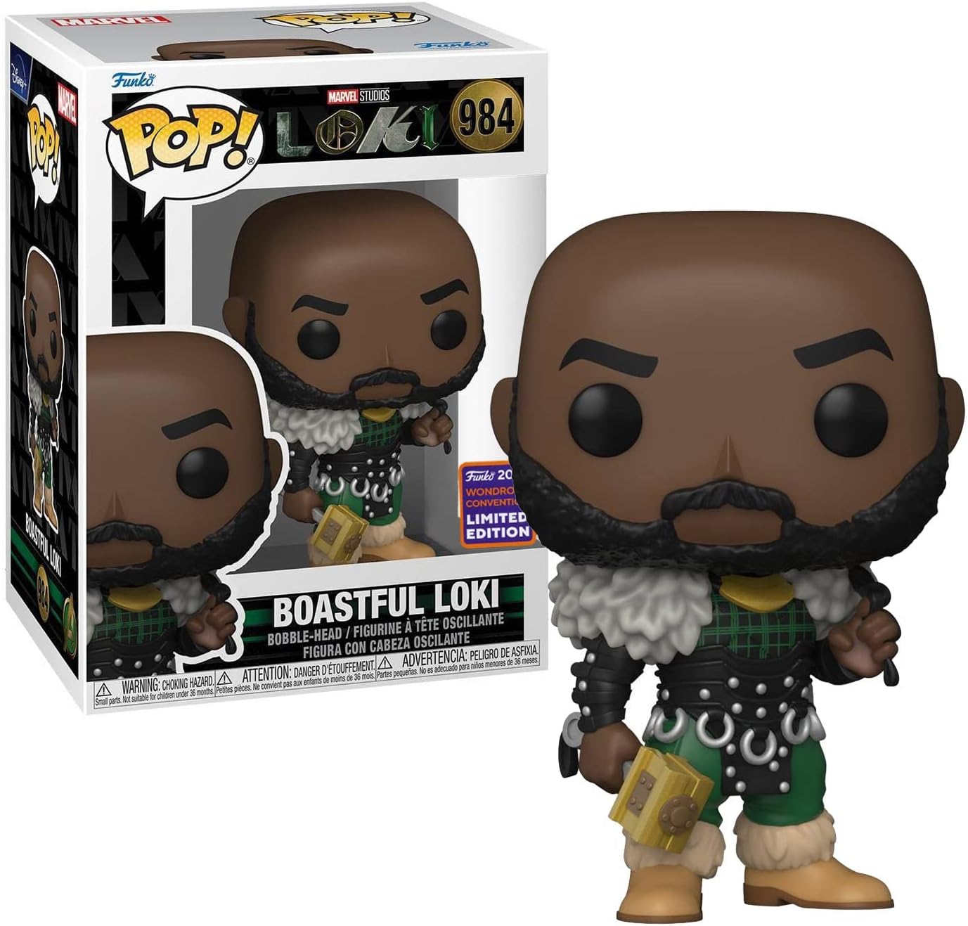 Funko Pop! #984 Marvel Loki - Boastful Loki - Funko Wondrous Convention - Limited Edition 984
