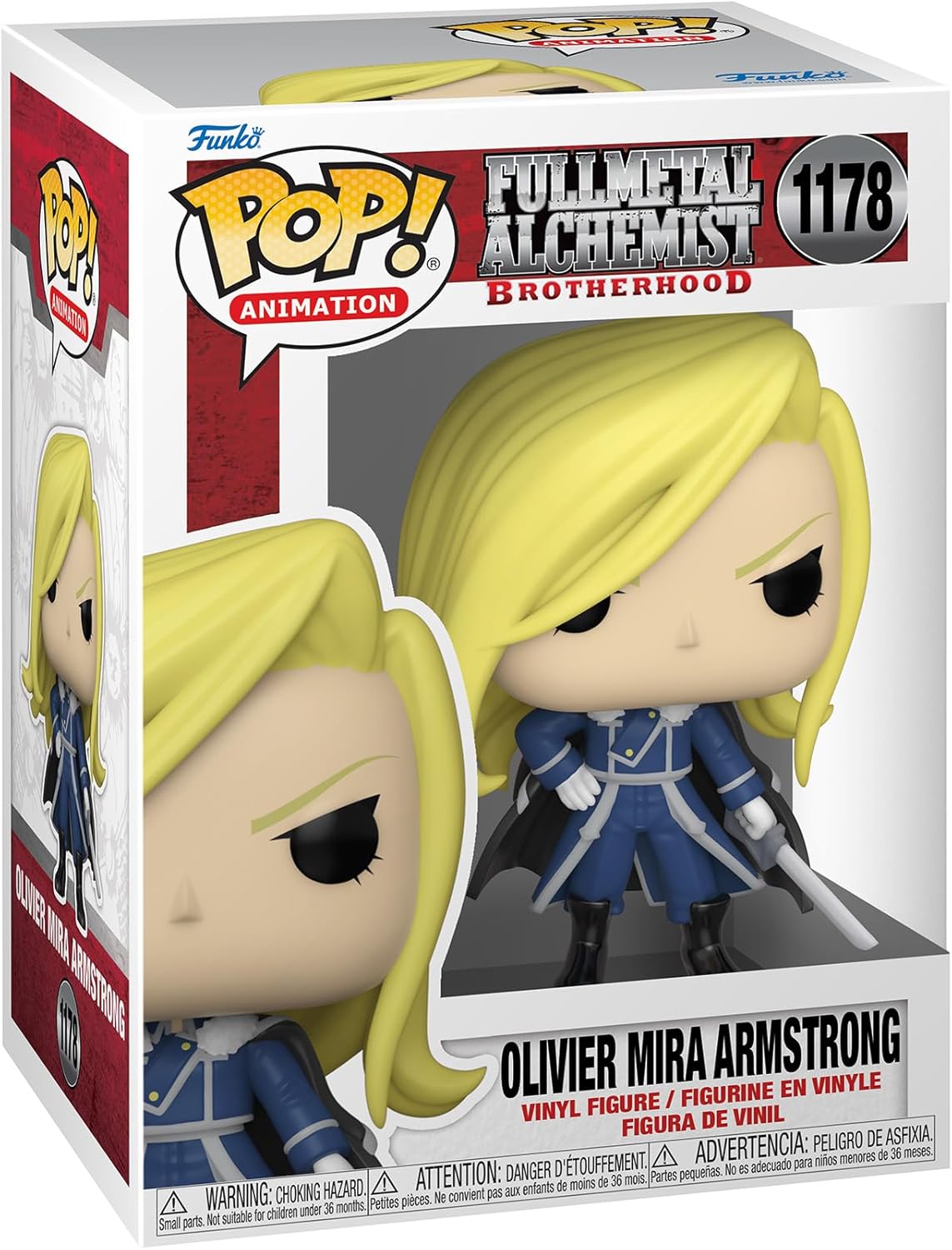 Funko Pop! Animation: Full Metal Alchemist: Brotherhood - Oliver Mira Armstrong 1178
