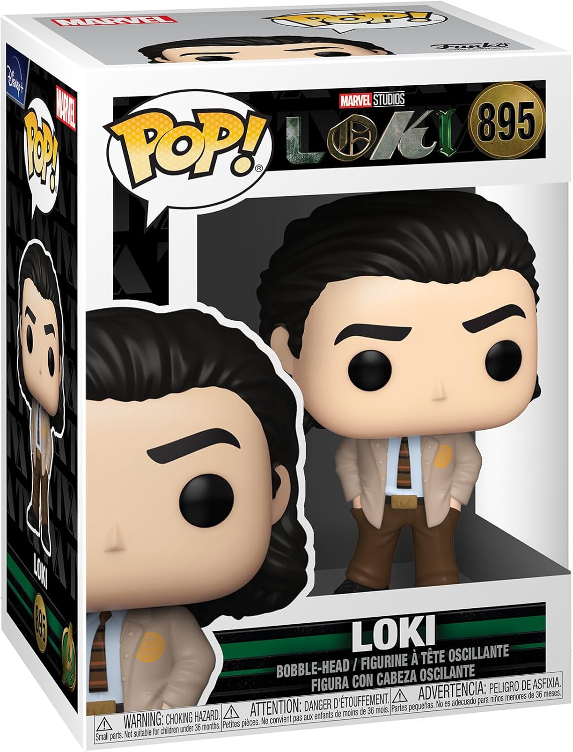 Funko POP Marvel: Loki - Loki 3.75 inches, Multicolor 895