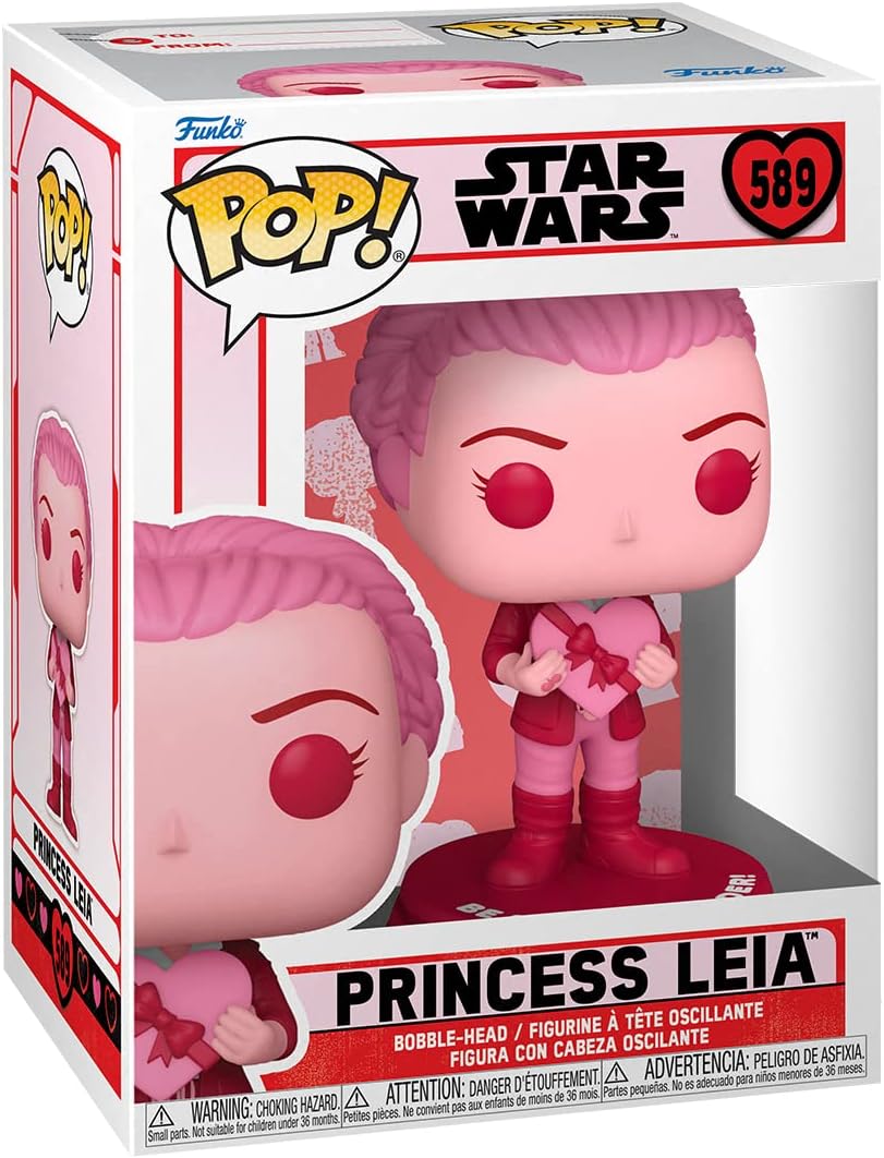 Funko Pop!  Star Wars: Valentines - Princess Leia 589