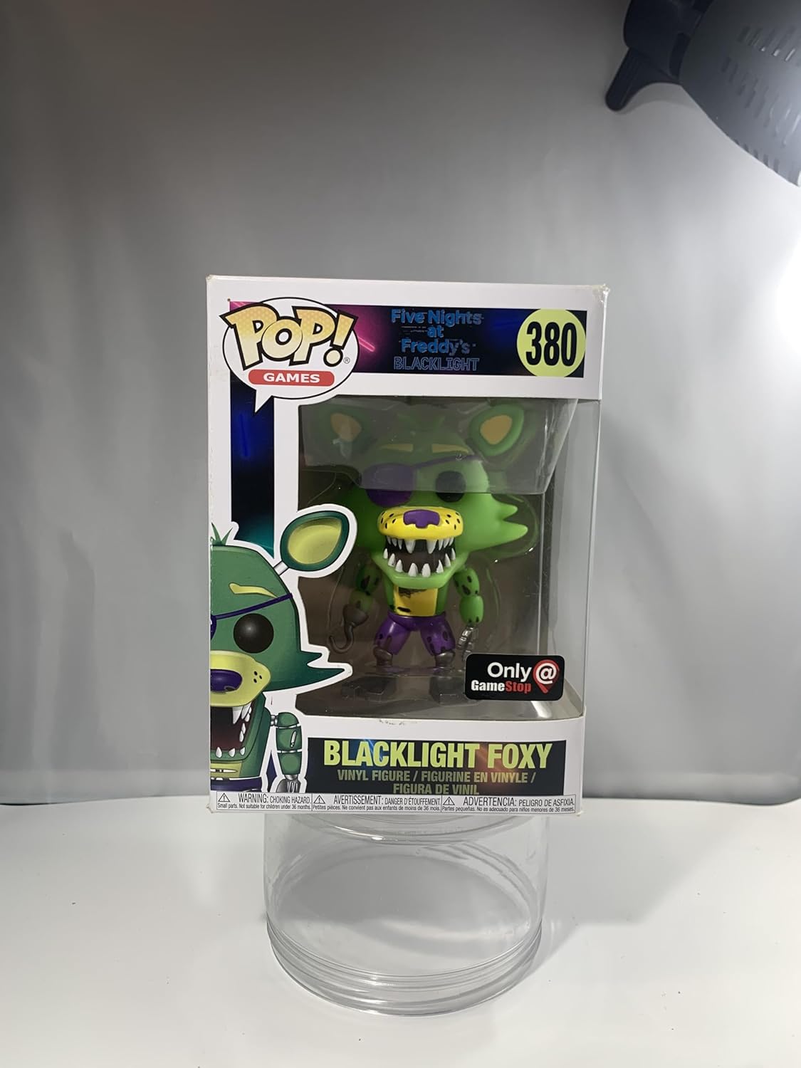 Funko Pop! Five Nights and Freddy's Blacklight Foxy Exclusive Vinyl Figure 380