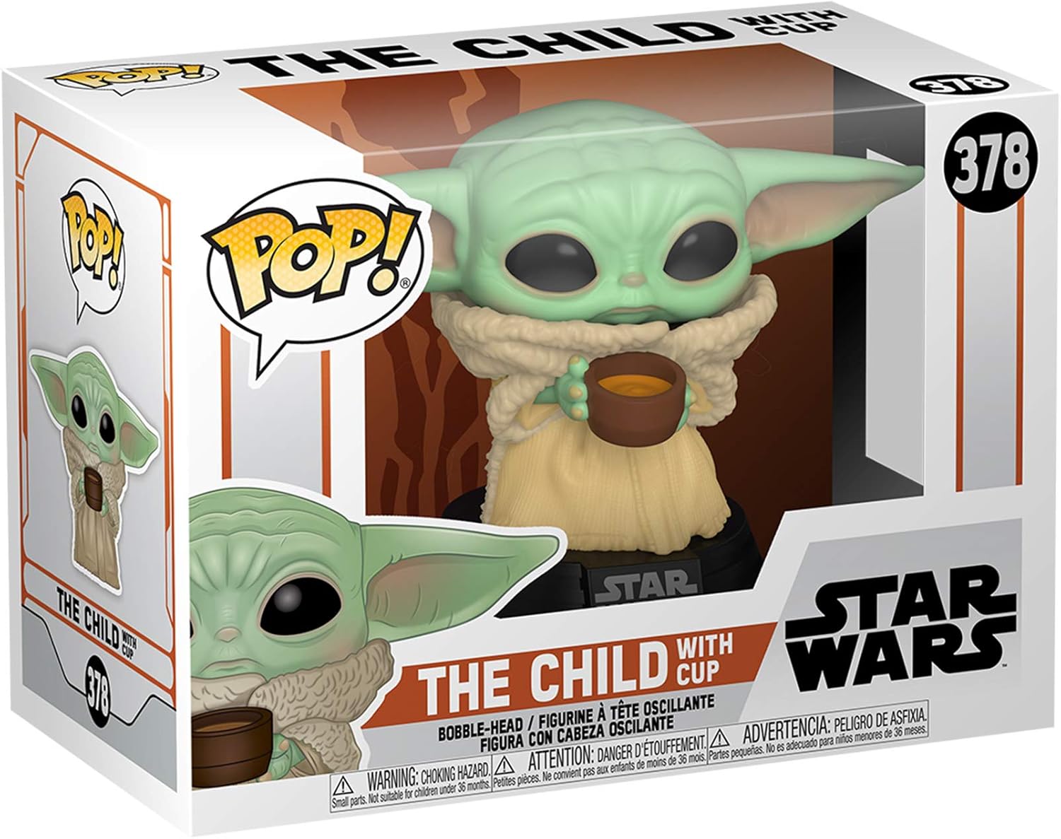 Funko Pop! Star Wars: The Mandalorian - The Child with Cup 378