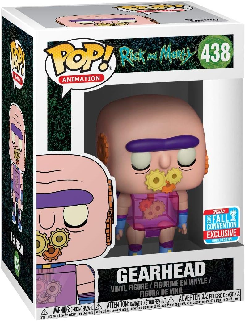 Funko Pop! Gearhead Rick and Morty Animation Figure #438