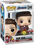 Funko Pop! Avengers Endgame: I Am Iron Man Glow-in-The-Dark Deluxe Vinyl Figure, Multicolored 580