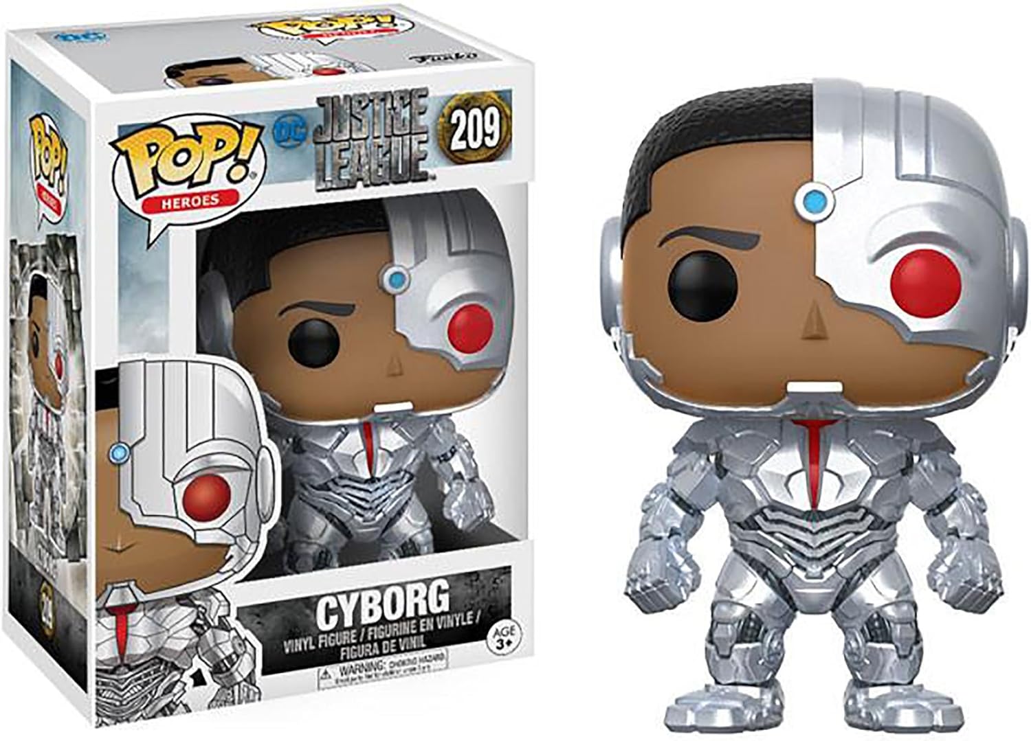 Funko POP! Movies: DC Justice League – Cyborg Toy Figure 209