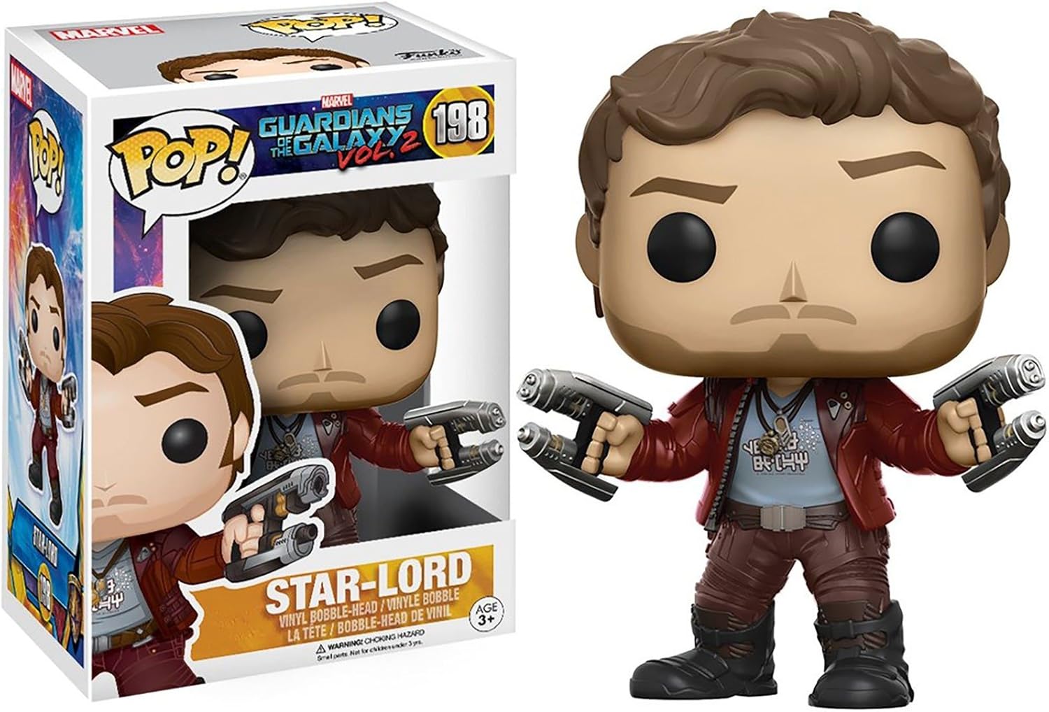 Funko POP Movies: Guardians of The Galaxy 2 Star Lord Toy Figure 198