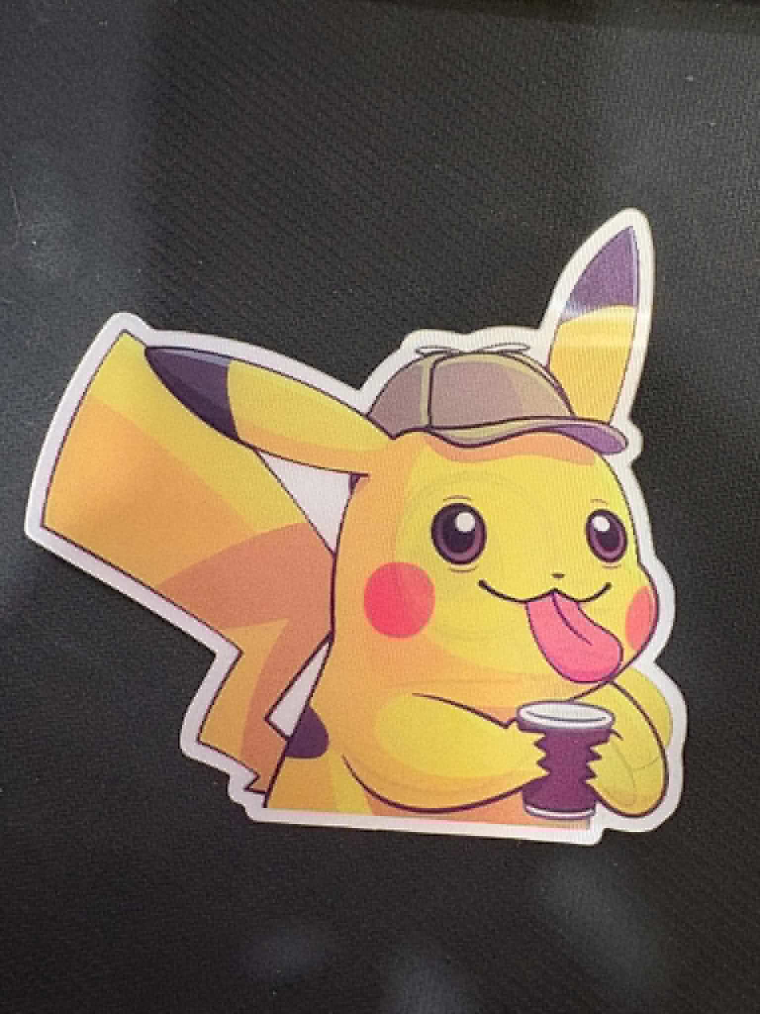 Detective Pikachu Holographic Stickers