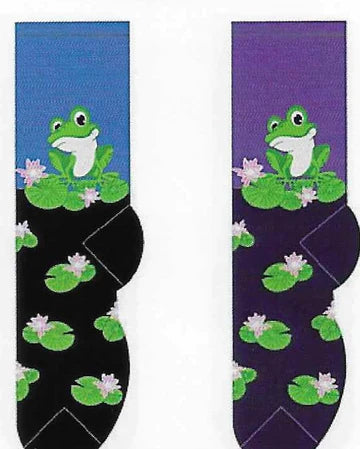 Frog on Lily Pad Socks FC-32