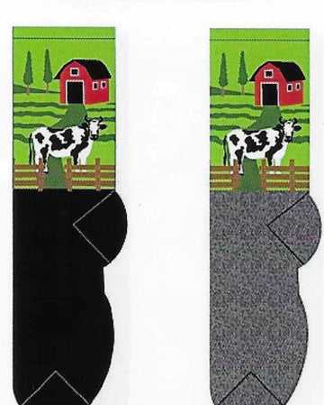 Cow Pasture Farm Socks FC-42