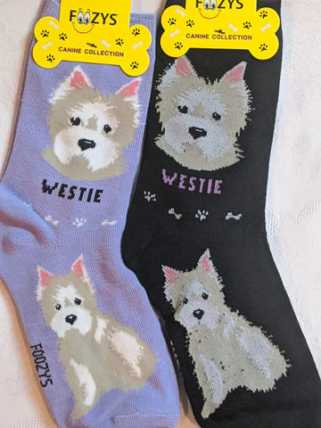 Westie Canine Collection Socks FCC-69