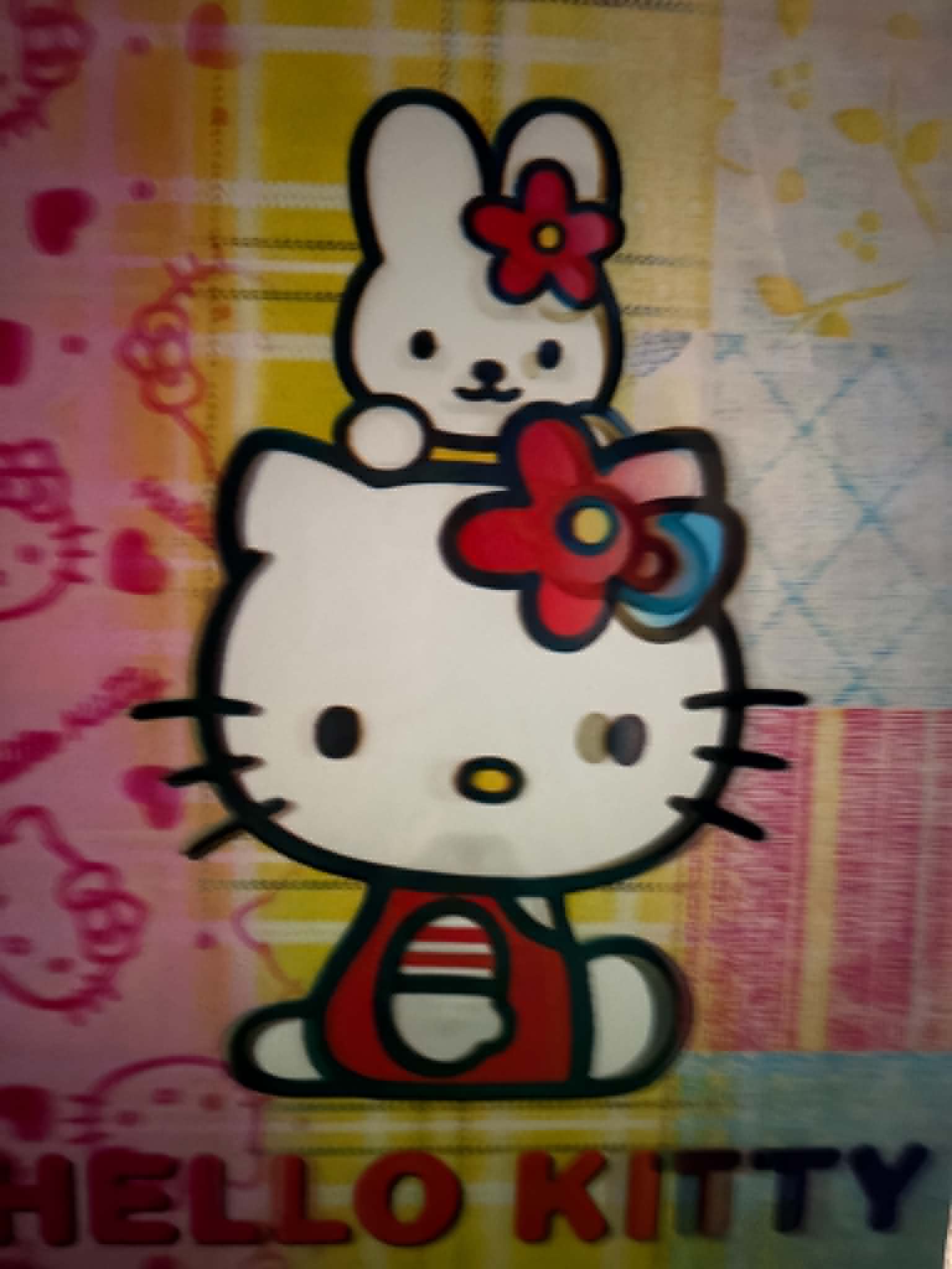 Hello Kitty Holographic Poster