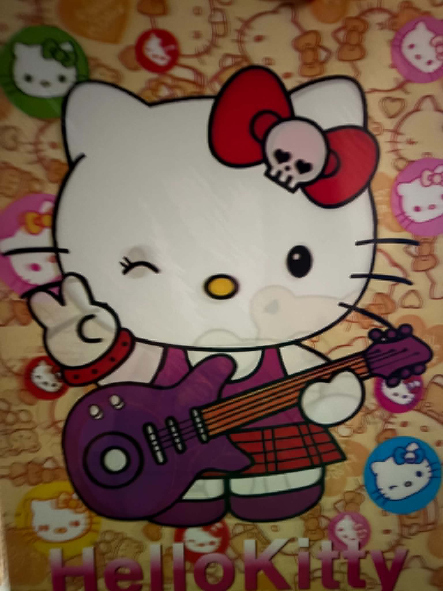 Hello Kitty Holographic Poster