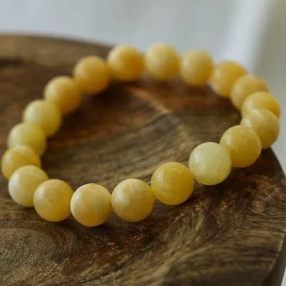 Yellow and green Jade Bracelet