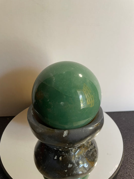 Green adventurine sphere