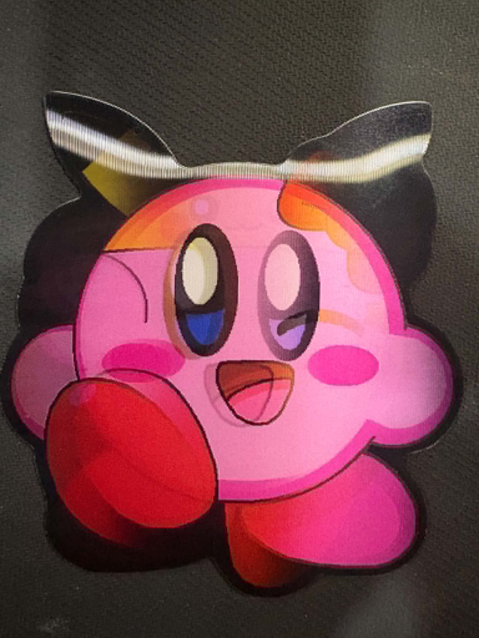 Kirby - Pikachu Holographic Sticker