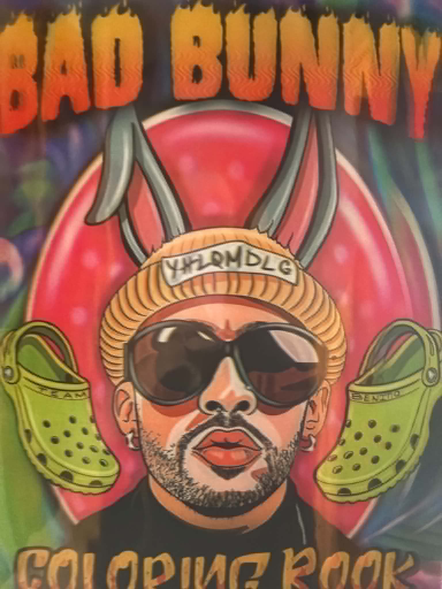 Bad Bunny Holographic Posters