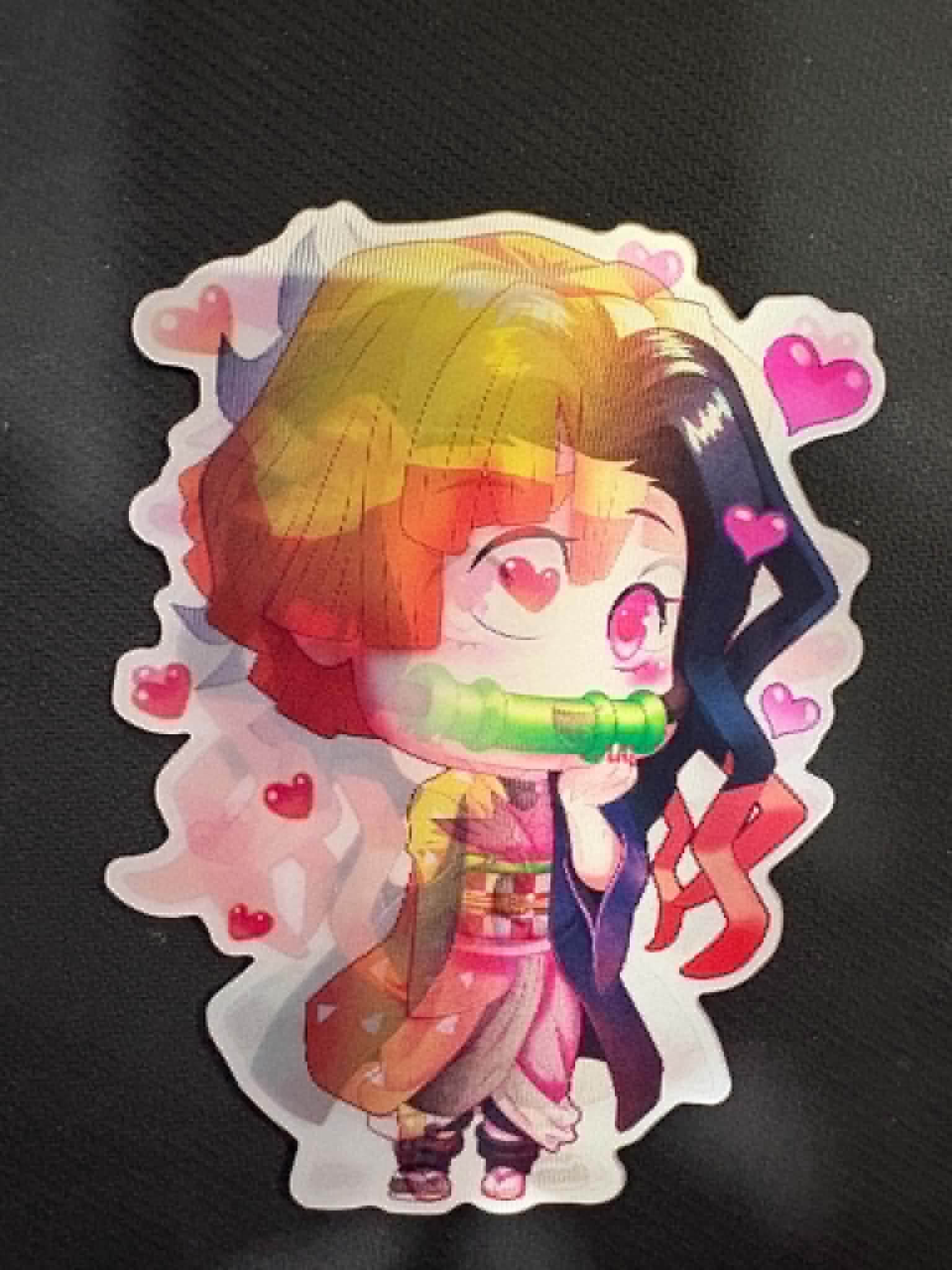 Demon Slayer Holographic Stickers