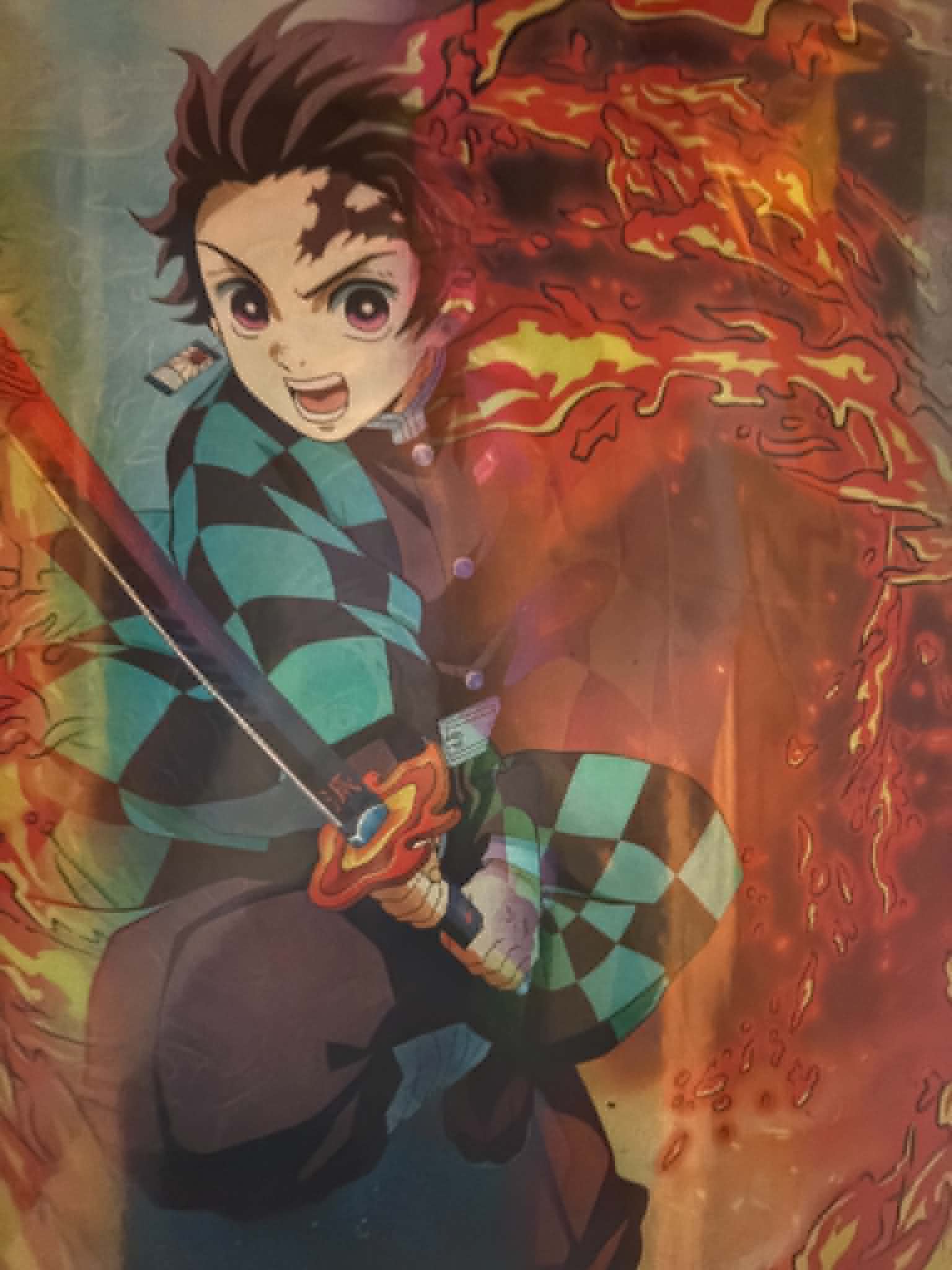 Demon Slayer Holographic Poster