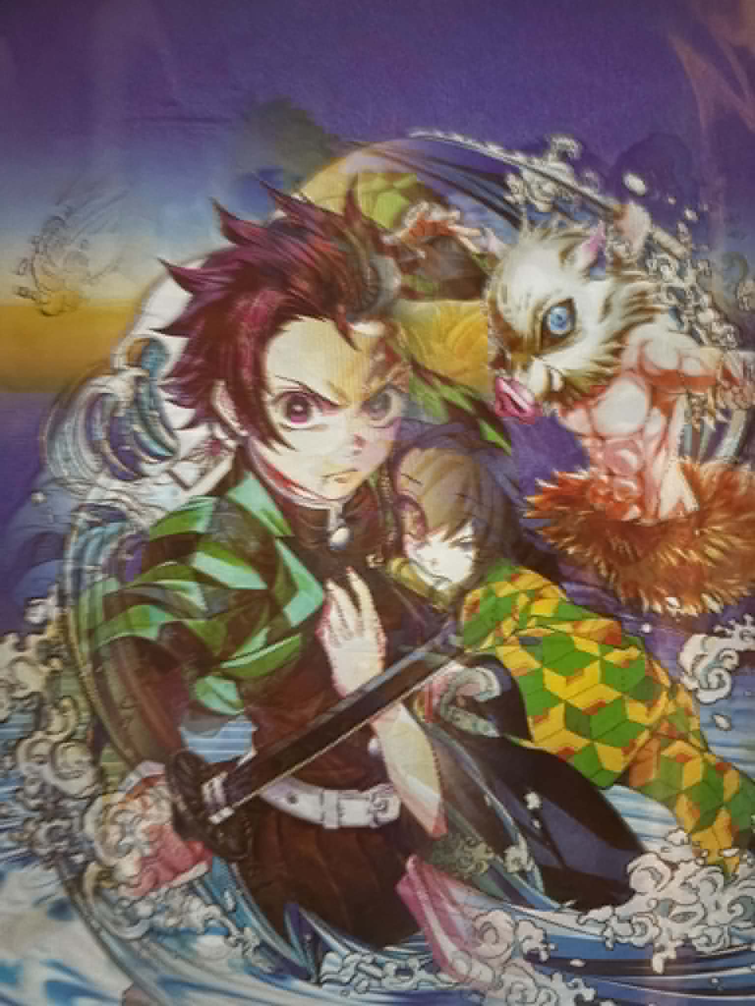 Demon Slayer Holographic Poster