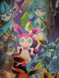 Eveelutions Pokemon Holographic Poster