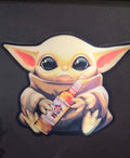 Grogu - Mandalorian Holographic Stickers