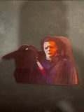 Jason Halloween Theme Holographic Stickers