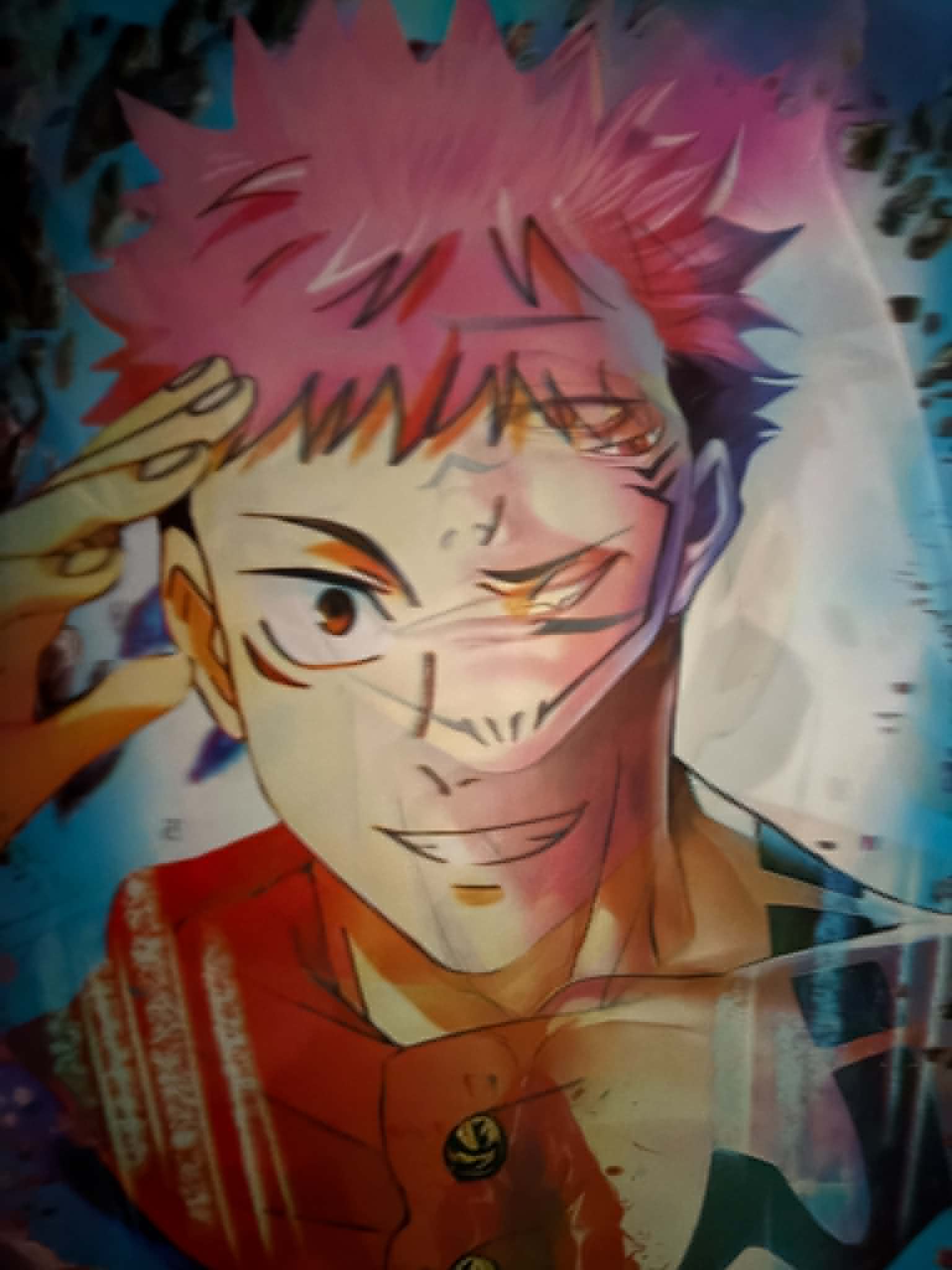 Jujutsu Kaisan Holographic Poster
