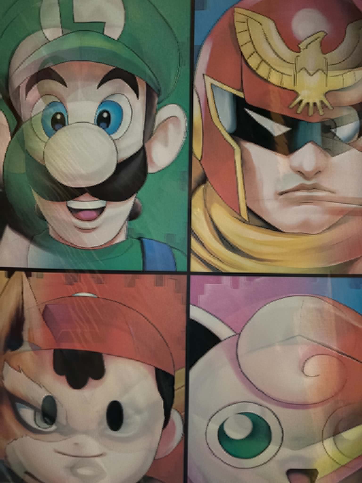 Mario Holographic Poster