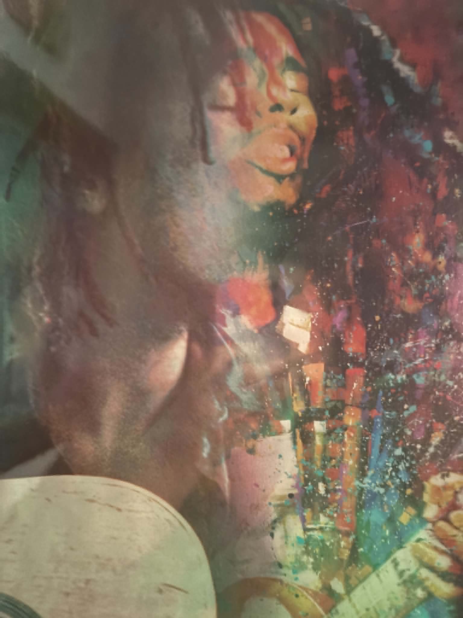 Bob Marley Holographic Poster