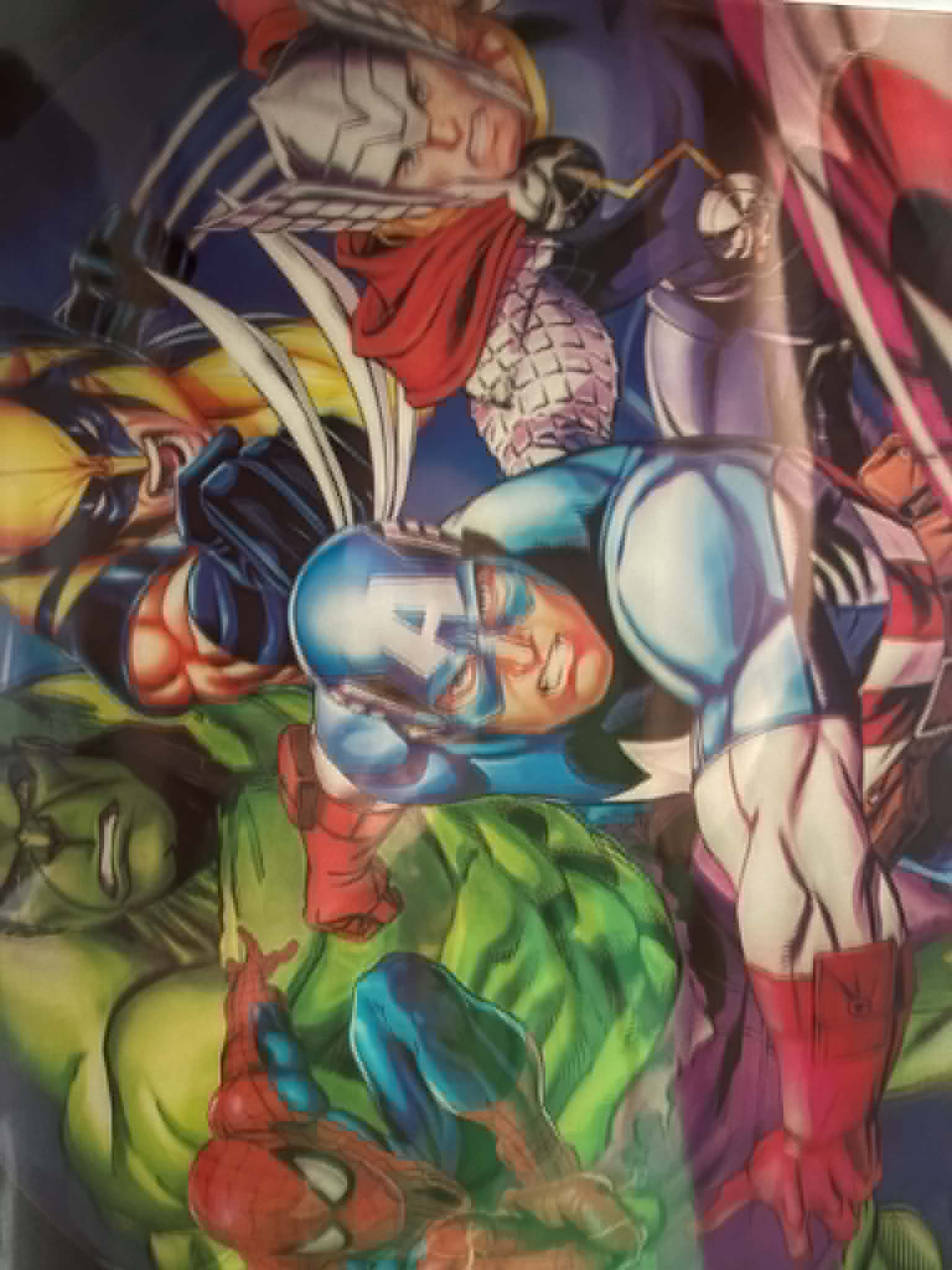 Marvel Holographic Poster