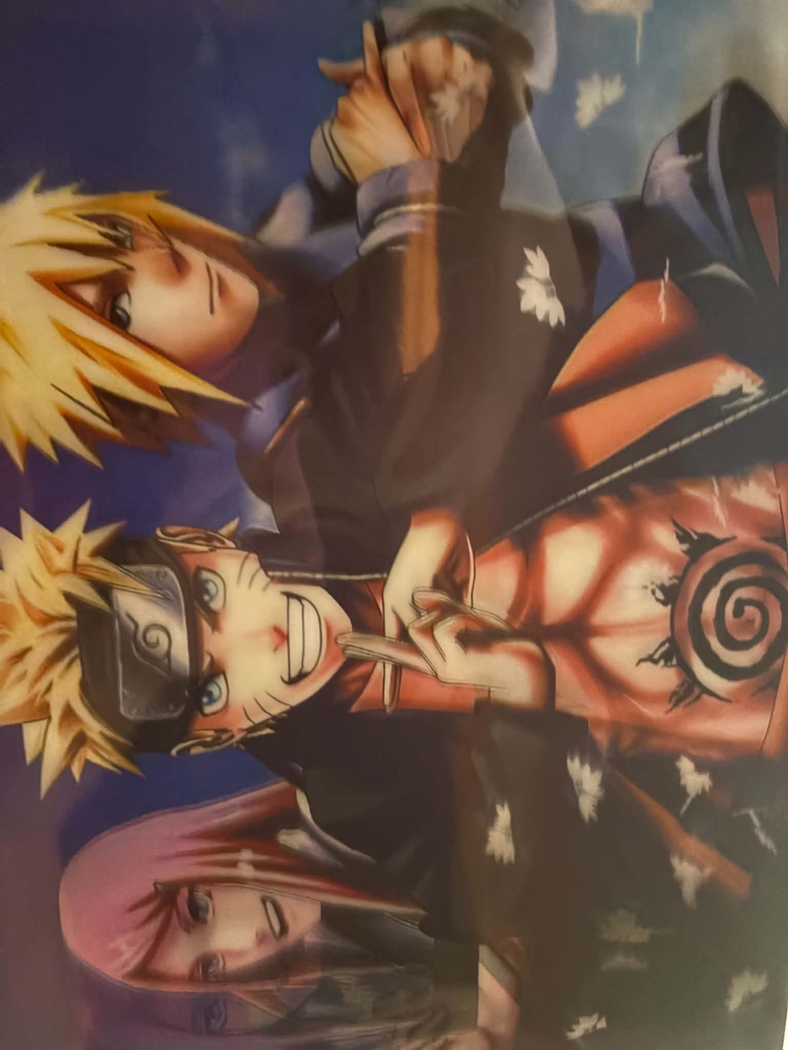 Naruto Holographic Poster