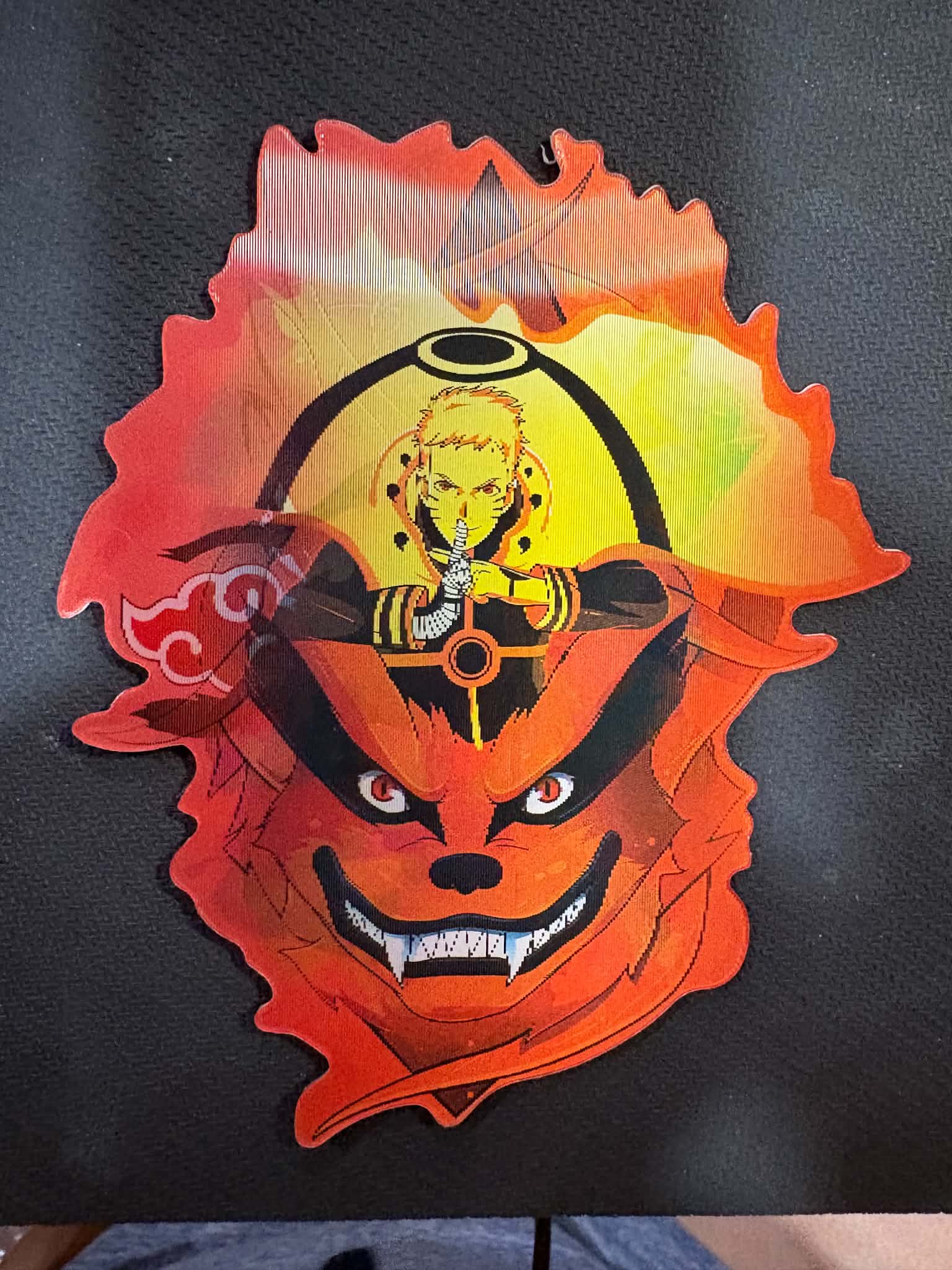 Nine Tails Naruto Holographic Stickers