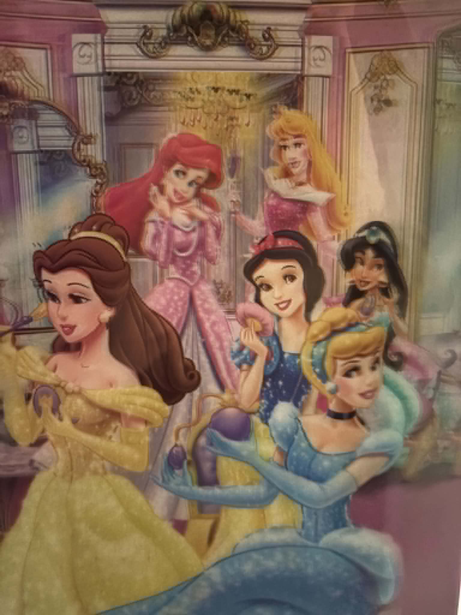 Princesses Holographic Poster