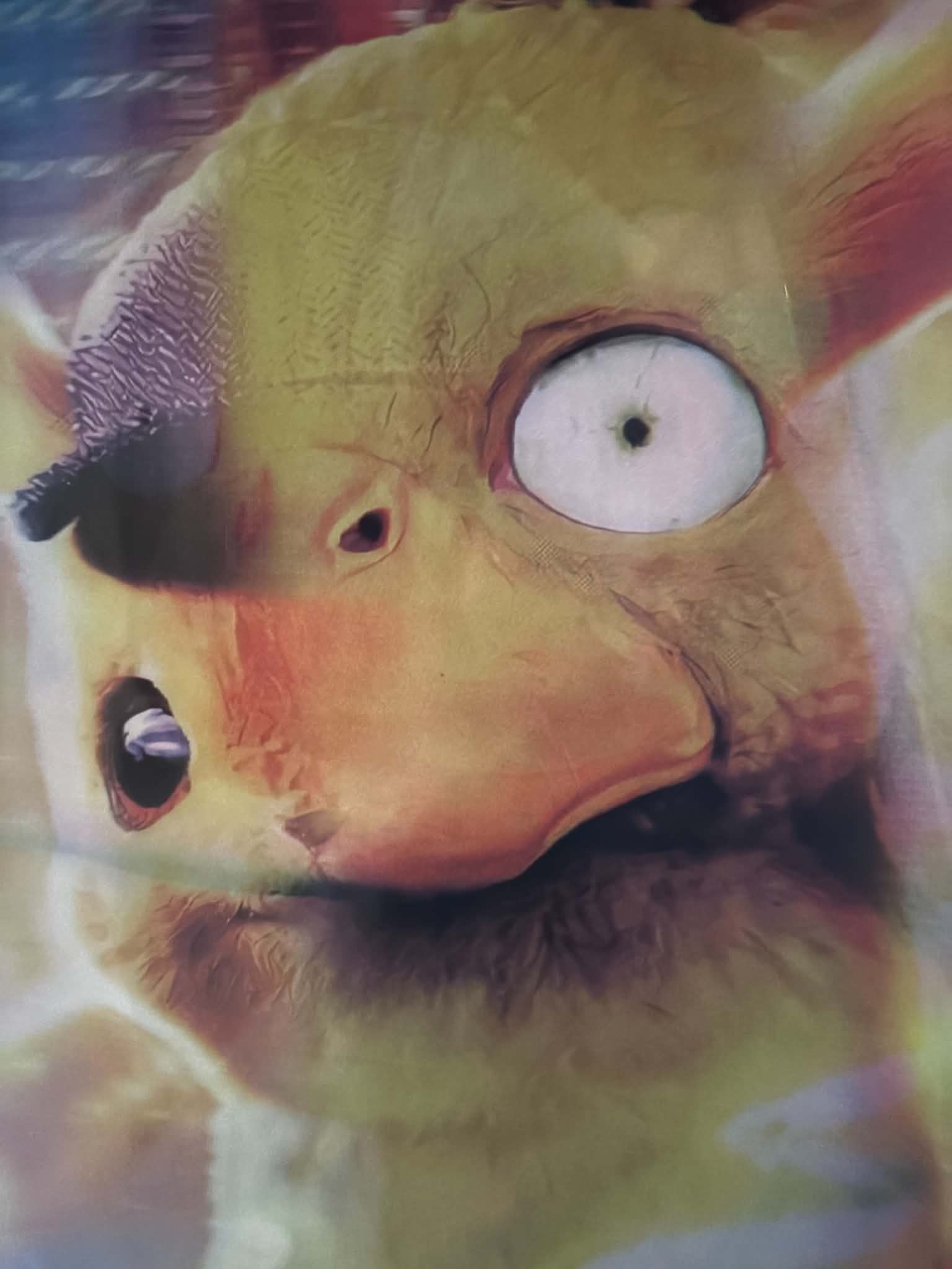 Psyduck Pikachu Pokemon Holographic Poster