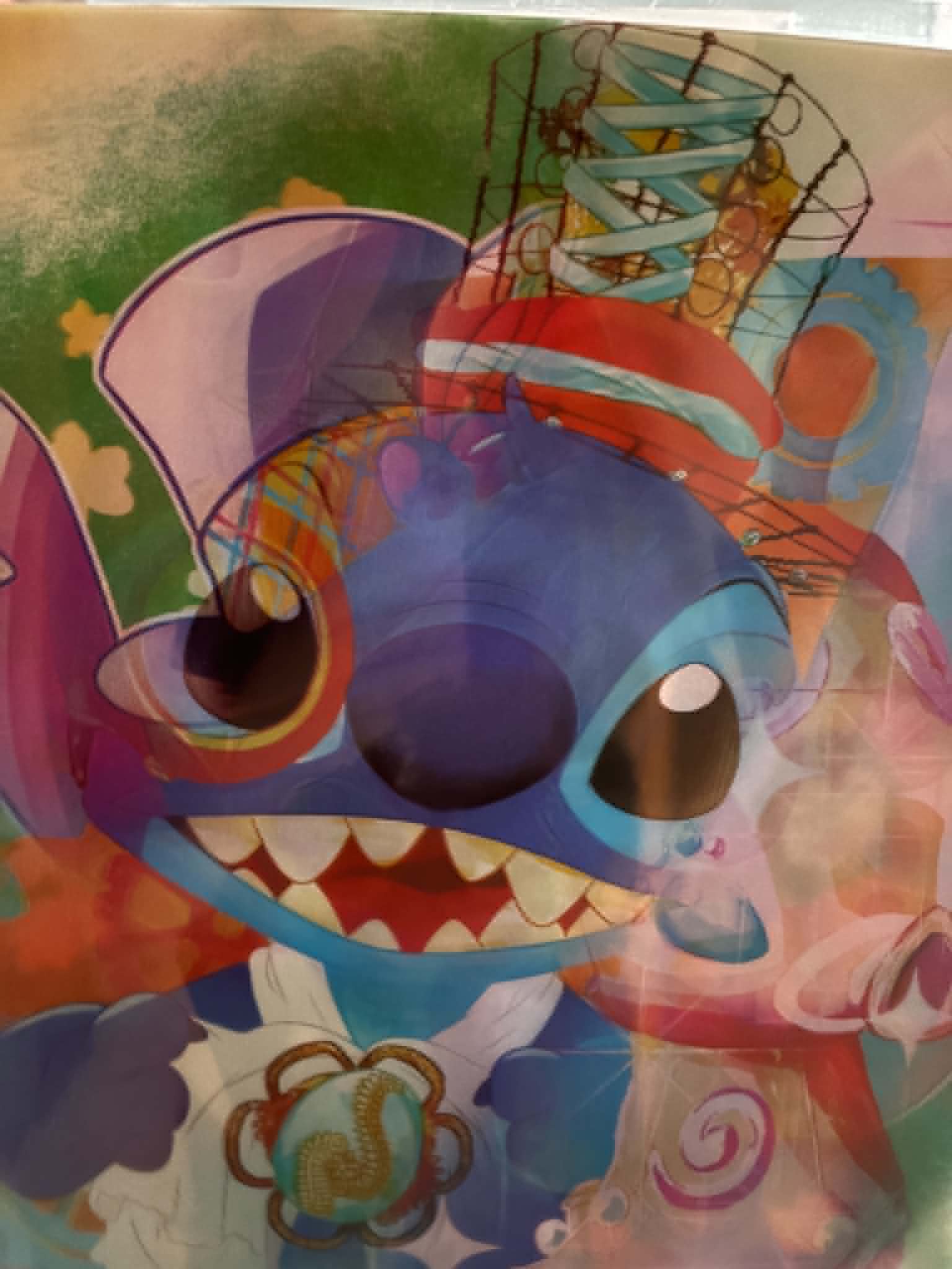 Stitch Holographic Poster