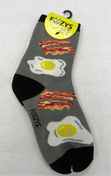Bacon & Eggs Kids Socks FB-04