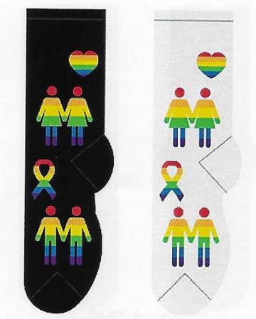 Gay & Lesbian Pride Socks FC-168