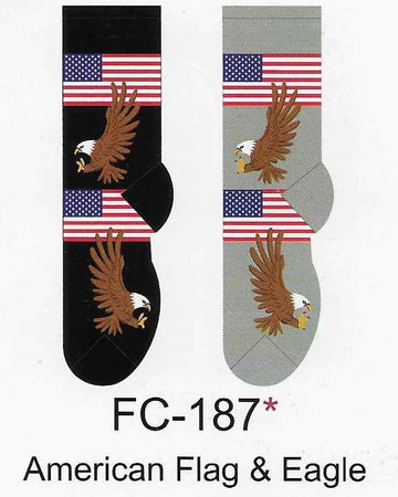 American Flag & Eagle Socks FC-187