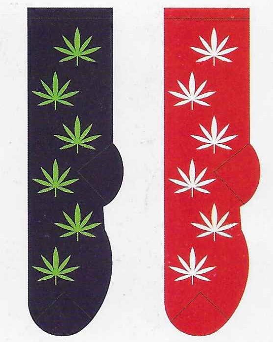 Cannabis Weed / Pot Socks FC-205