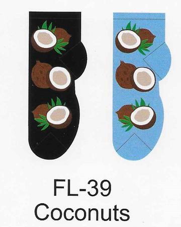 Coconuts No Show Socks FL-39