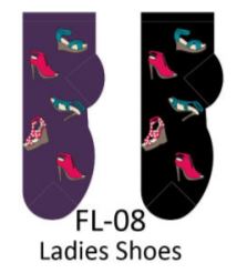 Ladies Shoes No Show Socks FL-08